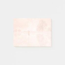 Notas Post-it® Amantes en un estanque congelado