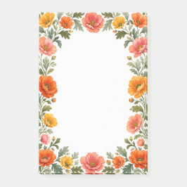 Notas Post-it® Amapolas