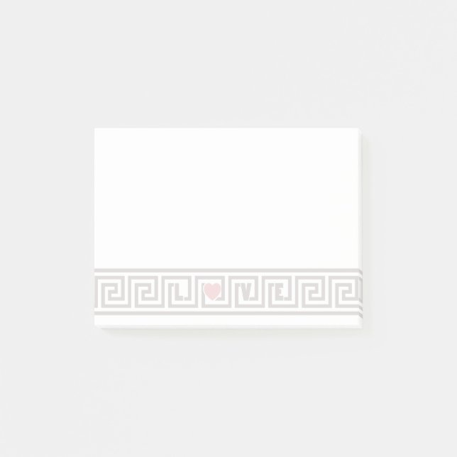 Notas Post-it® Amar la llave griega (Anverso)