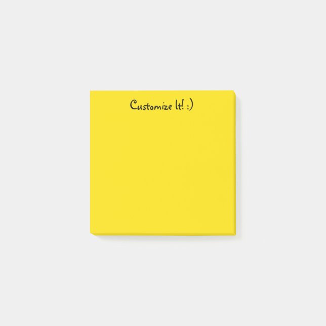 Notas Post-it® Amarillo (Anverso)