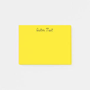 Notas Post-it® Amarillo brillante de encargo