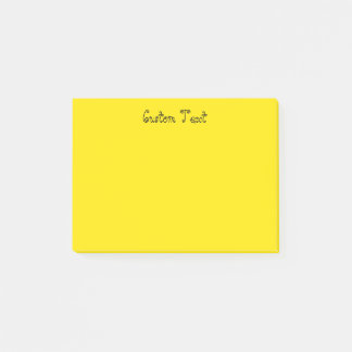 Notas Post-it® Amarillo brillante de encargo
