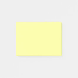 Notas Post-it® Amarillo canario simple 4" x 3"