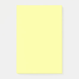 Notas Post-it® Amarillo canario simple de 4" x 6"