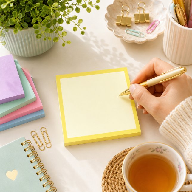 Notas Post-it® Amarillo Claro Sencillo (Subido por el creador)