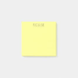 Notas Post-it® amarillo pastel