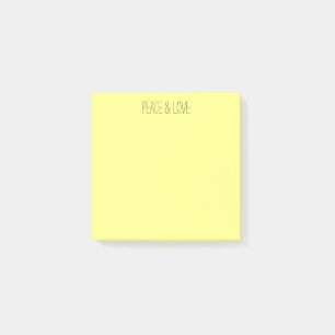 Notas Post-it® amarillo pastel