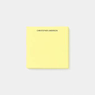Notas Post-it® Amarillo personalizado