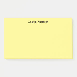 Notas Post-it® Amarillo personalizado