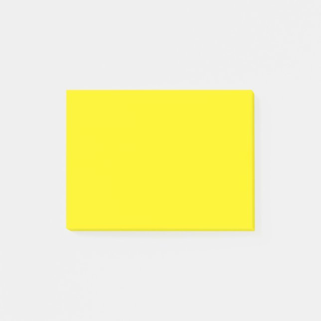 Notas Post-it® Amarillo simple (Anverso)