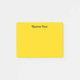 Notas Post-it® Amarillo simple