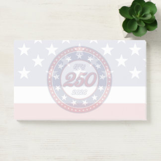 Notas Post-it® America’s 250th Birthday With USA Flag