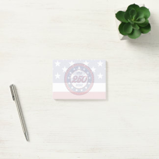 Notas Post-it® America’s 250th Birthday With USA Flag