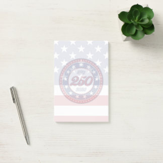 Notas Post-it® America’s 250th Birthday With USA Flag