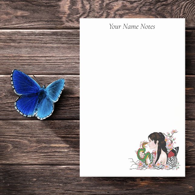 Notas Post-it® Amistad de dragón hada de flores de cerezo (Subido por el creador)