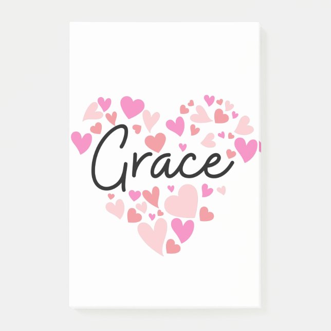 Notas Post-it® Amo a Grace (Anverso)