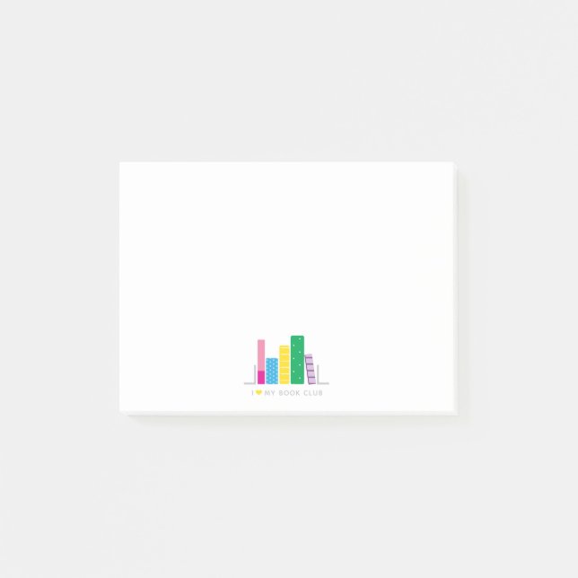 Notas Post-it® Amo a mi círculo de lectores (Anverso)