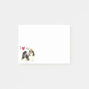 Notas Post-it® Amo a mi Shih Tzu