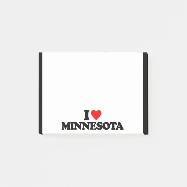 NOTAS POST-IT® AMO A MINNESOTA (Anverso)
