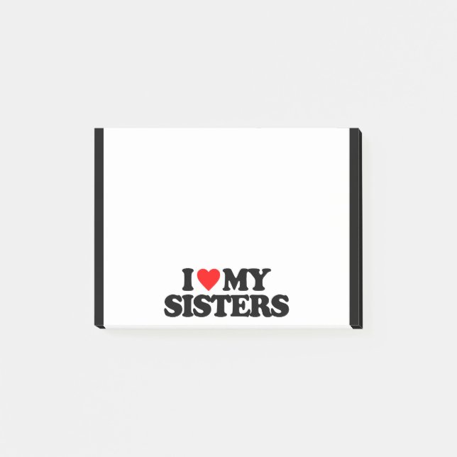 NOTAS POST-IT® AMO A MIS HERMANAS (Anverso)