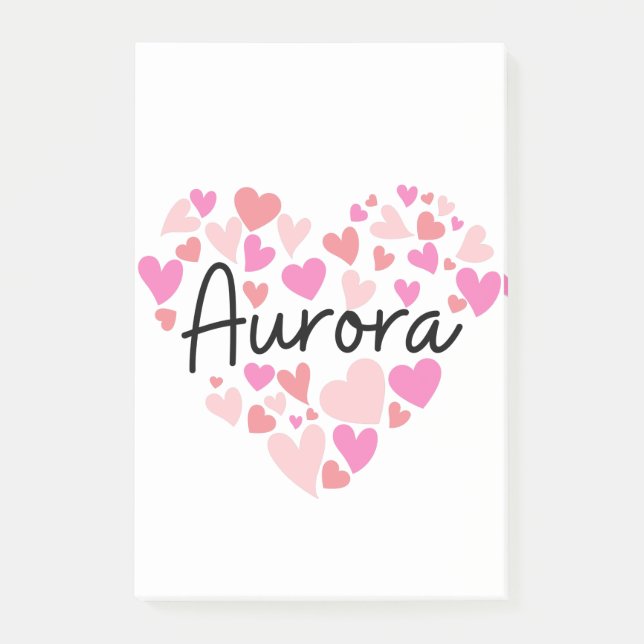Notas Post-it® Amo Aurora (Anverso)