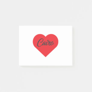 Notas Post-it® Amo El Cairo - Egipto