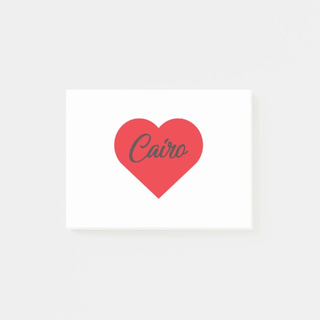 Notas Post-it® Amo El Cairo - Egipto (Anverso)