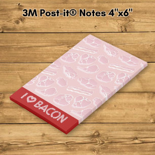 Notas Post-it® Amo el tocino