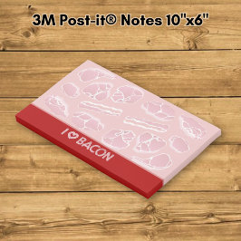 Notas Post-it® Amo el tocino