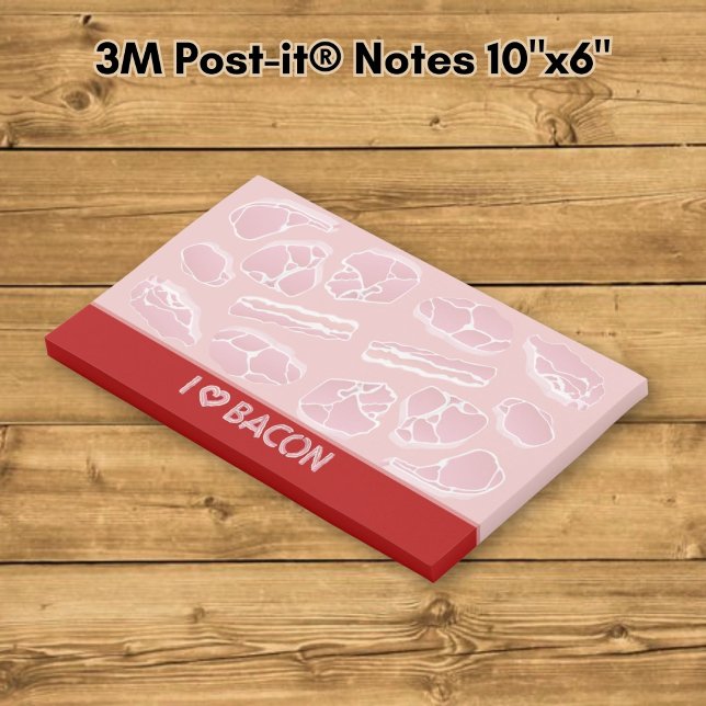 Notas Post-it® Amo el tocino (Subido por el creador)