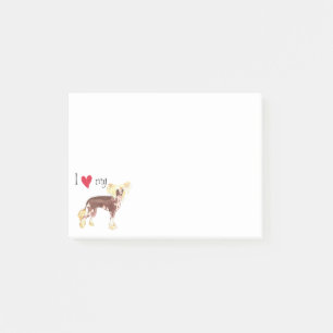 Notas Post-it® Amo mi chino Crested