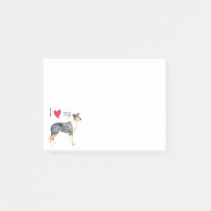 Notas Post-it® Amo mi collie liso