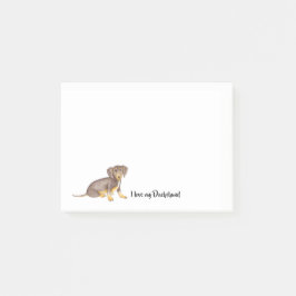 Notas Post-it® Amo mi Dachshund el |