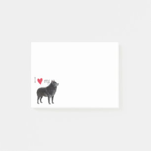 Notas Post-it® Amo mi Schipperke