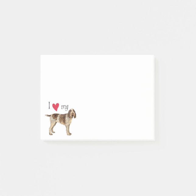 Notas Post-it® Amo mi Spinone Italiano (Anverso)