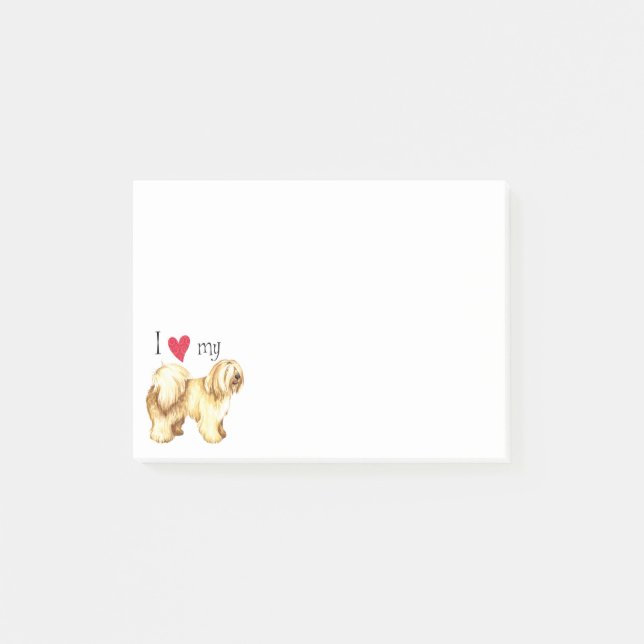 Notas Post-it® Amo mi territorio tibetano (Anverso)