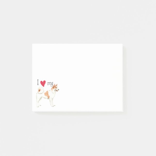 Notas Post-it® Amo mis Norrbottenspets (Anverso)