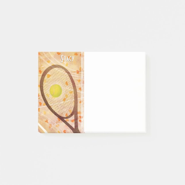 Notas Post-it® Amor al tenis (Anverso)