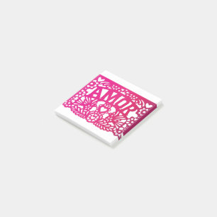 Notas Post-it® AMOR Amor México papel picado