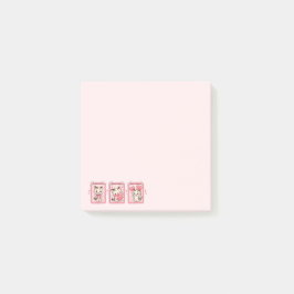 Notas Post-it® Amor de gatito Kawaii lindo 