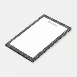 Notas Post-it® Amor de Mariposa | Encaje Negro 3 Personalizado