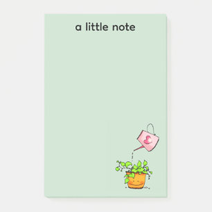 Notas Post-it® Amor de Riego, Planta Feliz