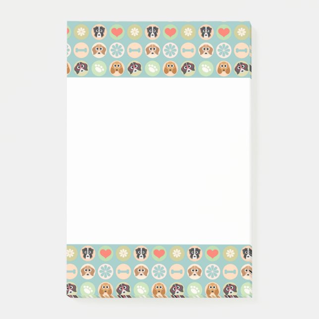 Notas Post-it® Amor del perro (Anverso)