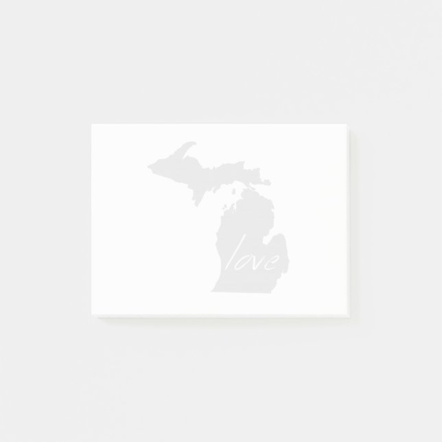 Notas Post-it® Amor Michigan (Anverso)