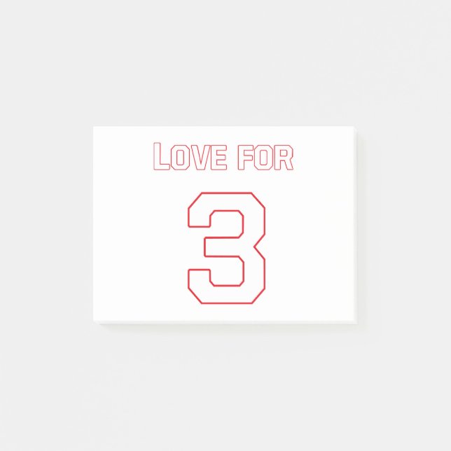 NOTAS POST-IT® AMOR POR 3 (Anverso)