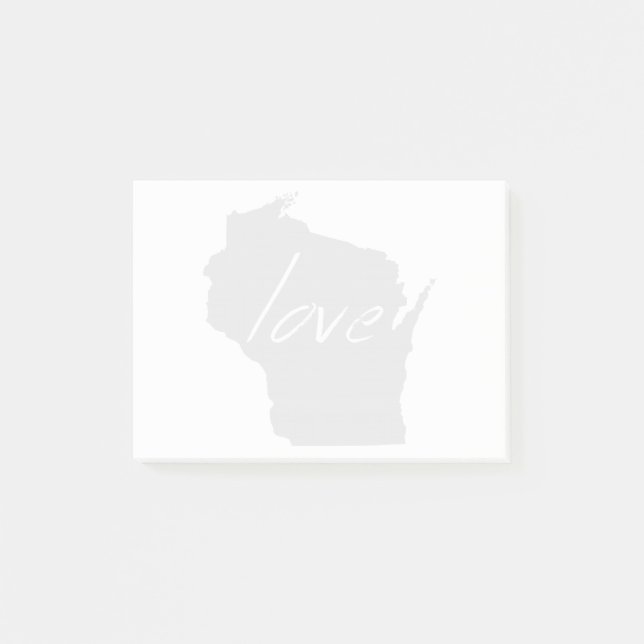 Notas Post-it® Amor Wisconsin (Anverso)