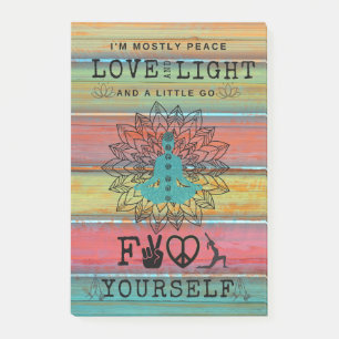 Notas Post-it® Amor y Yoga Ligero