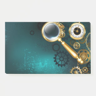 Notas Post-it® Ampliador en estilo Steampunk