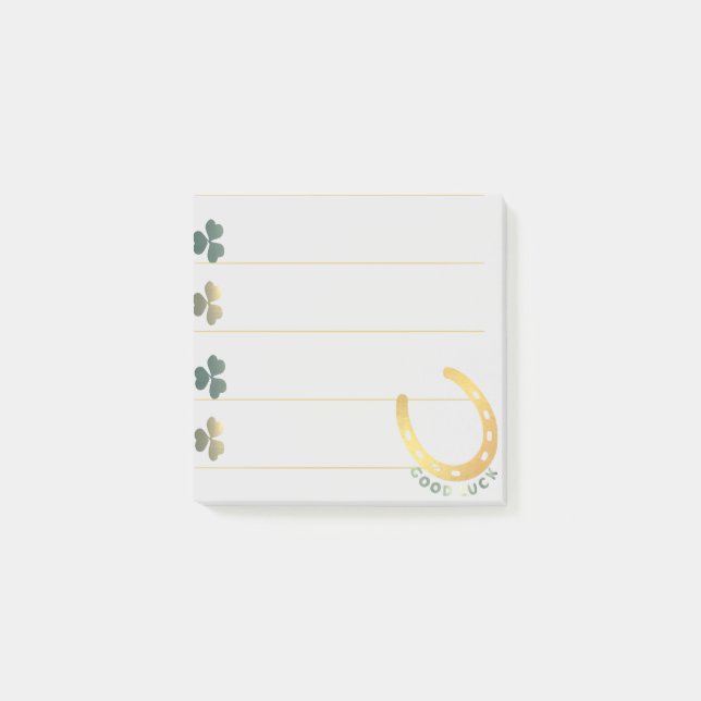 Notas Post-it® Amuleto de buena suerte  (Anverso)