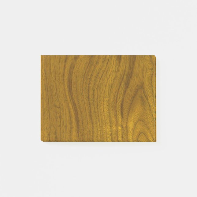 Notas Post-it® Añada el texto al fondo de madera (Anverso)